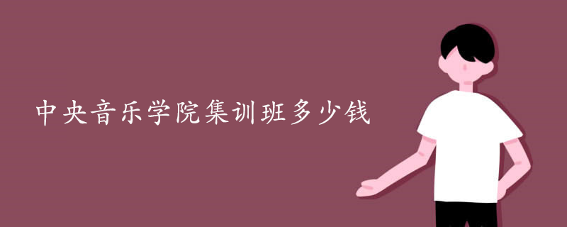 中央音樂學(xué)院集訓(xùn)多少錢