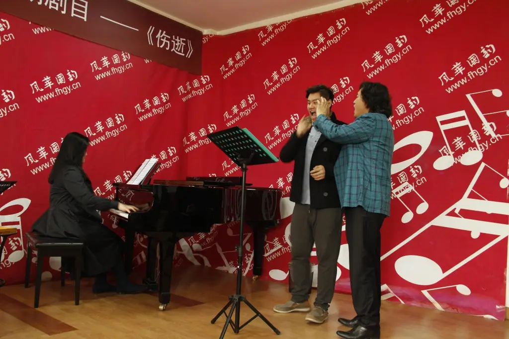 著名歌唱家戴玉强老师莅临风华国韵“青年歌剧艺术家演修班”学员进行技术指导