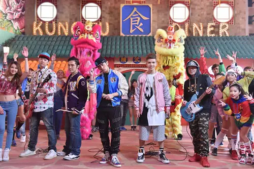 功夫熊猫3主题曲MV拍摄花絮曝光，周杰伦大秀舞姿