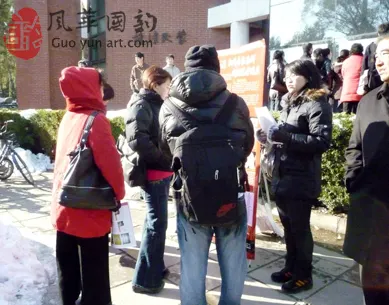 风华国韵火爆特长生报名确认现场