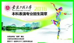 安徽工程大学本科表演专业2016招生简章